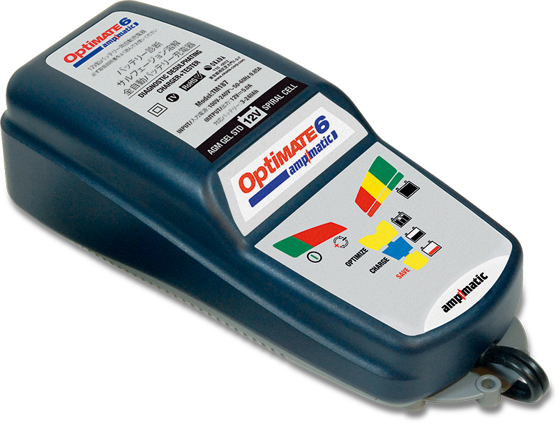 デカ 推奨充電器 OPTIMATE6 – 鉛蓄電池・シールドバッテリー AGM