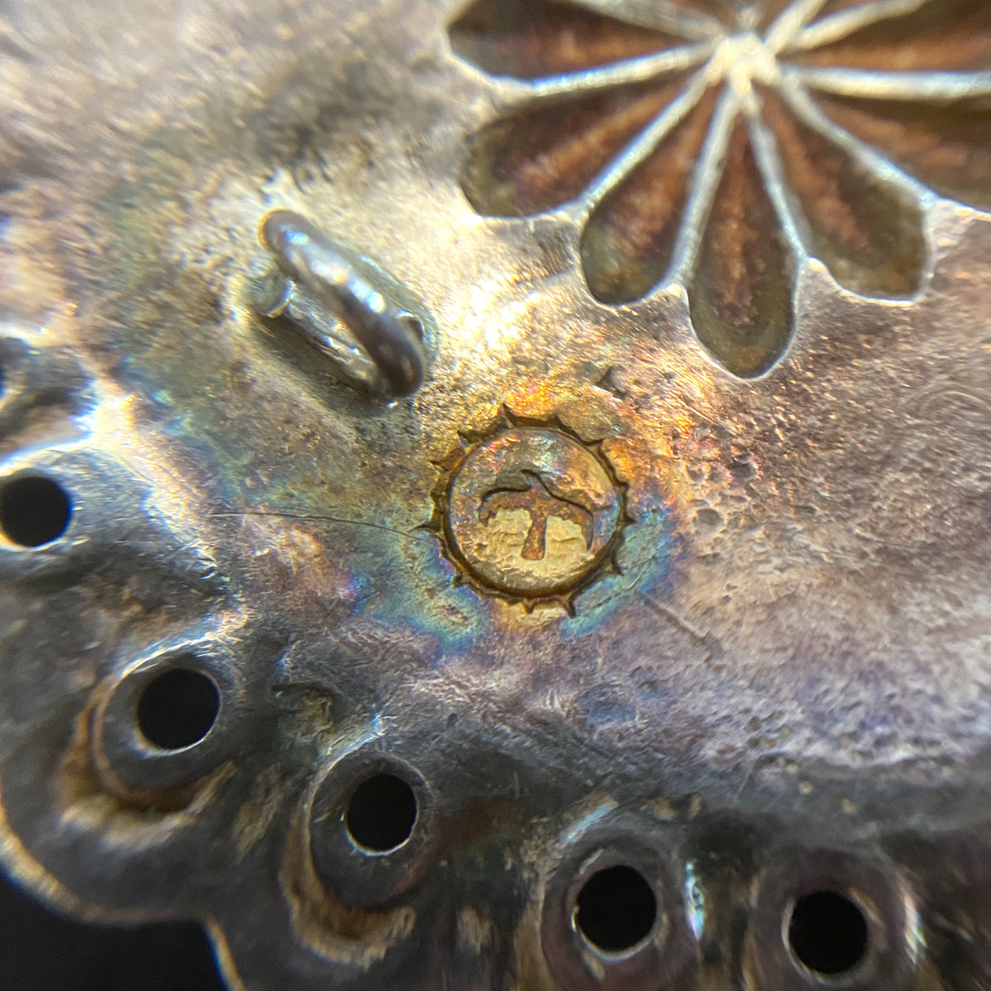 ゴローズ goro's [初期型]SV特大コンチョ ※裏メタル※直径約5.3cm