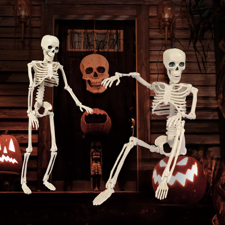 骸骨 ガイコツ スカル ドクロ 40cm ハロウィン 飾り 髑髏 置物 模型
