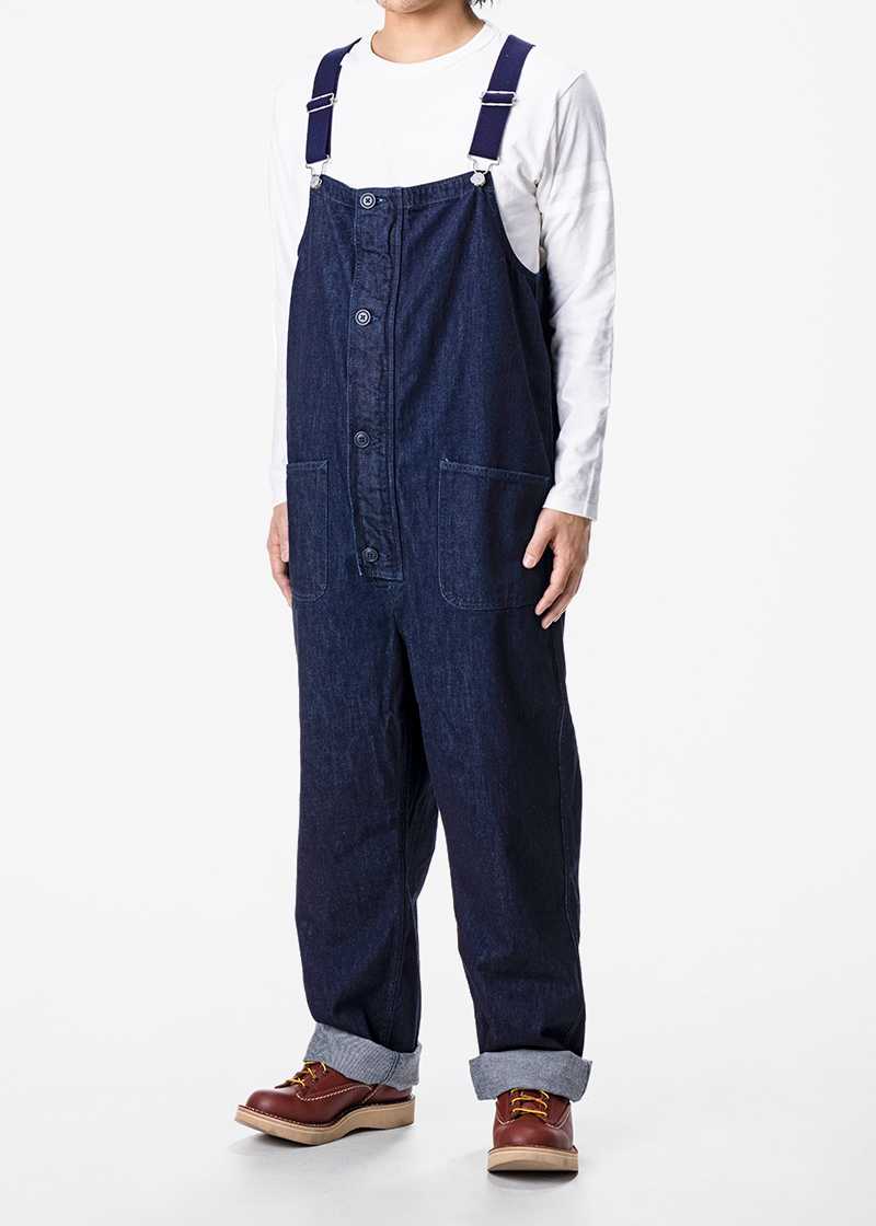 01-5000 DENIM DECK OVERALL | デニム研究所 by JAPAN BLUE オンライン