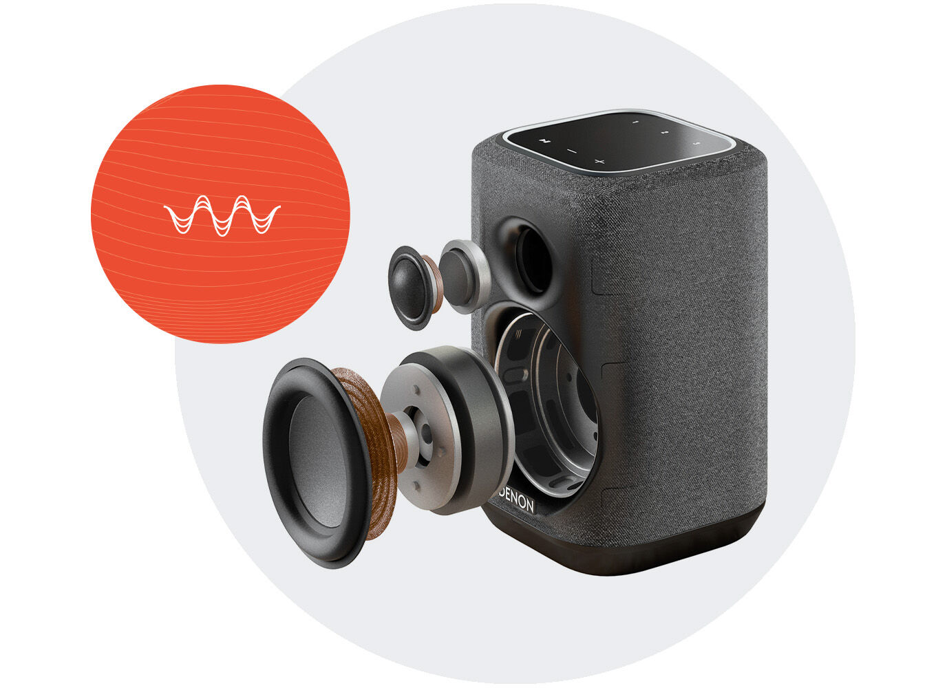 Denon Home 150 - Compact Smart Speaker Powered by HEOS™ | Denon