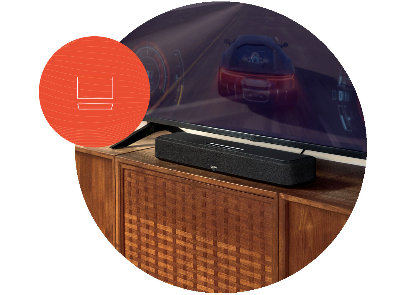 Denon Home Sound Bar 550 - Smart Sound Bar with Dolby Atmos and