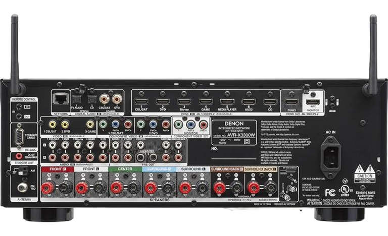 AVR-3300 - 5.1 channel 140 Watt AV Receiver | Denon - United States