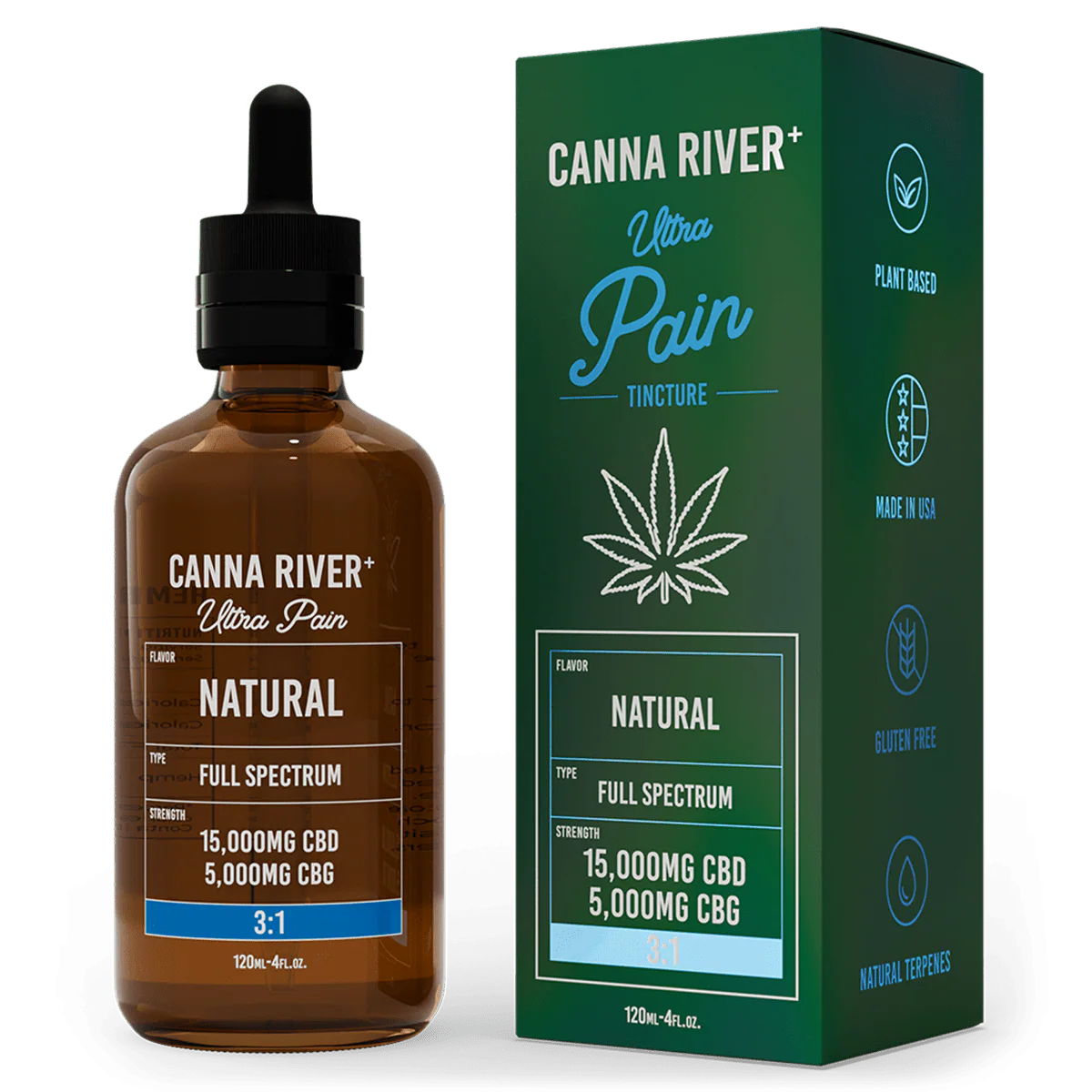 Canna River CBD Oil Full Spectrum Ultra Wellness Tincture CBG