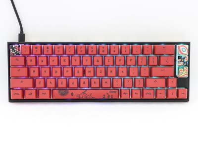 Ducky Year Of The Pig Cherry MX Silent Red RGB Limited Edition - Röd