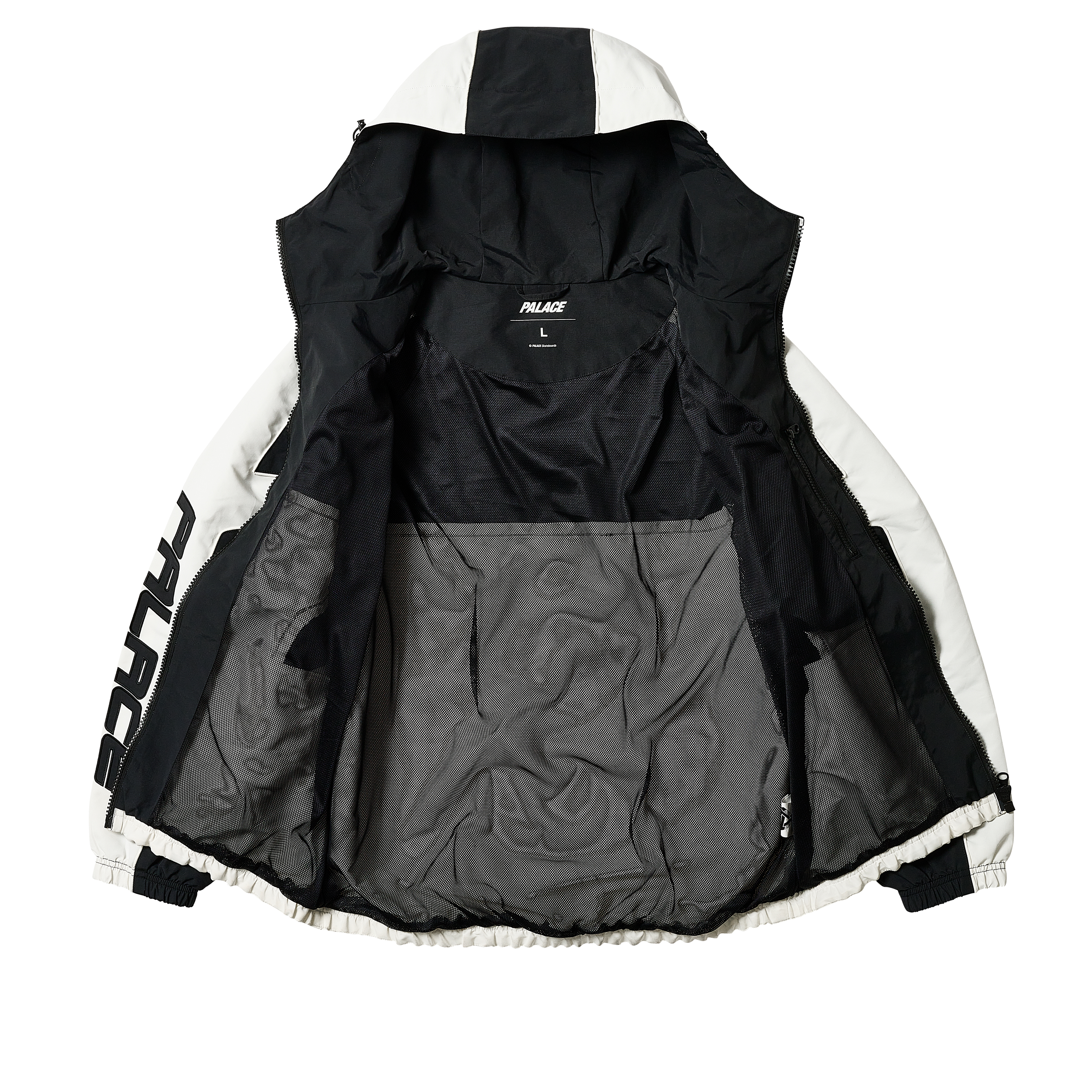 PIPED HOODED SHELL JACKET | PALACE SKATEBOARDS