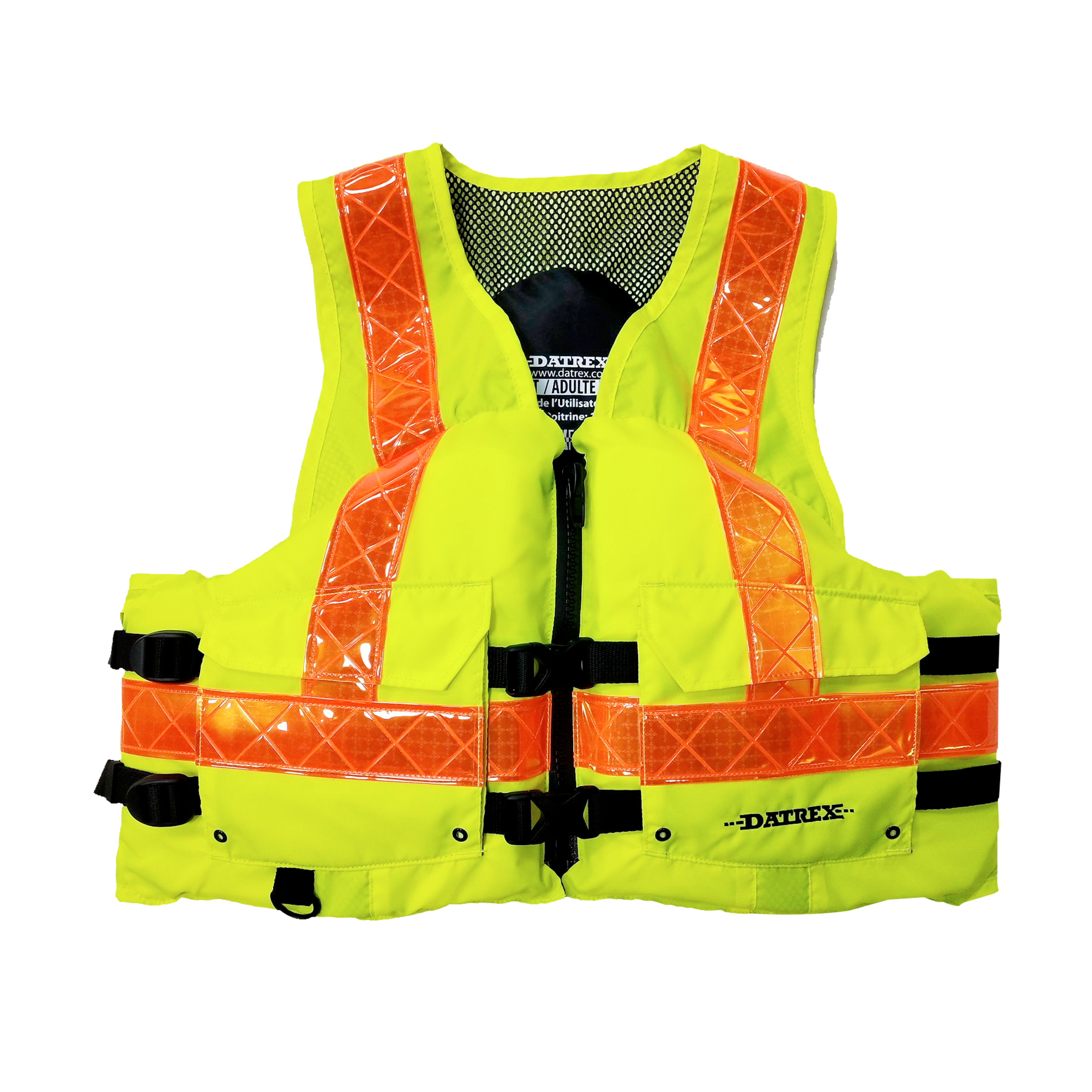 DATREX MAXFLOW MESH VEST, USCG/TC APPROVED 70N ANSI M-3XL - Datrex