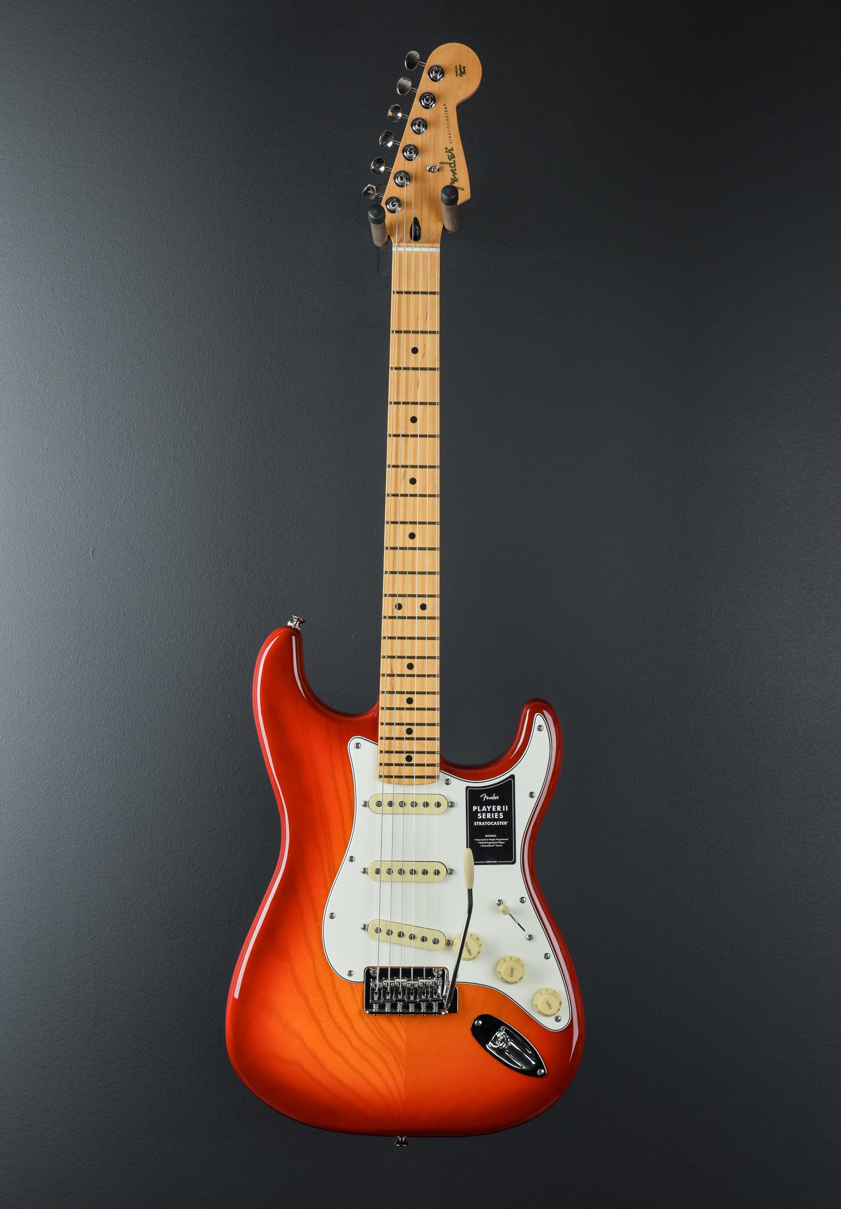 Player II Stratocaster - Aged Cherry Burst w/Maple – Dave's Guitar