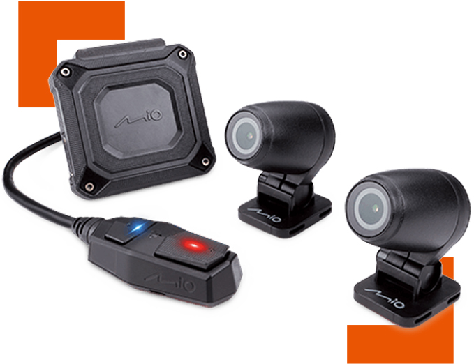 オートバイ専用GPSドライブレコーダー｜MIO M760D