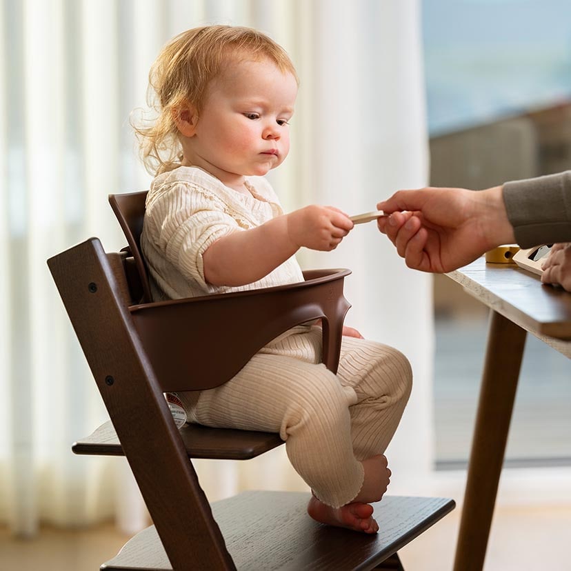 トリップ トラップ/チェア×ベビーセット2/オークウォームブラウン