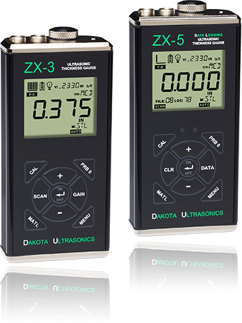 ミドルレンジの超音波厚さ計 ZX3 & ZX5-DL | ダコタ・ジャパン