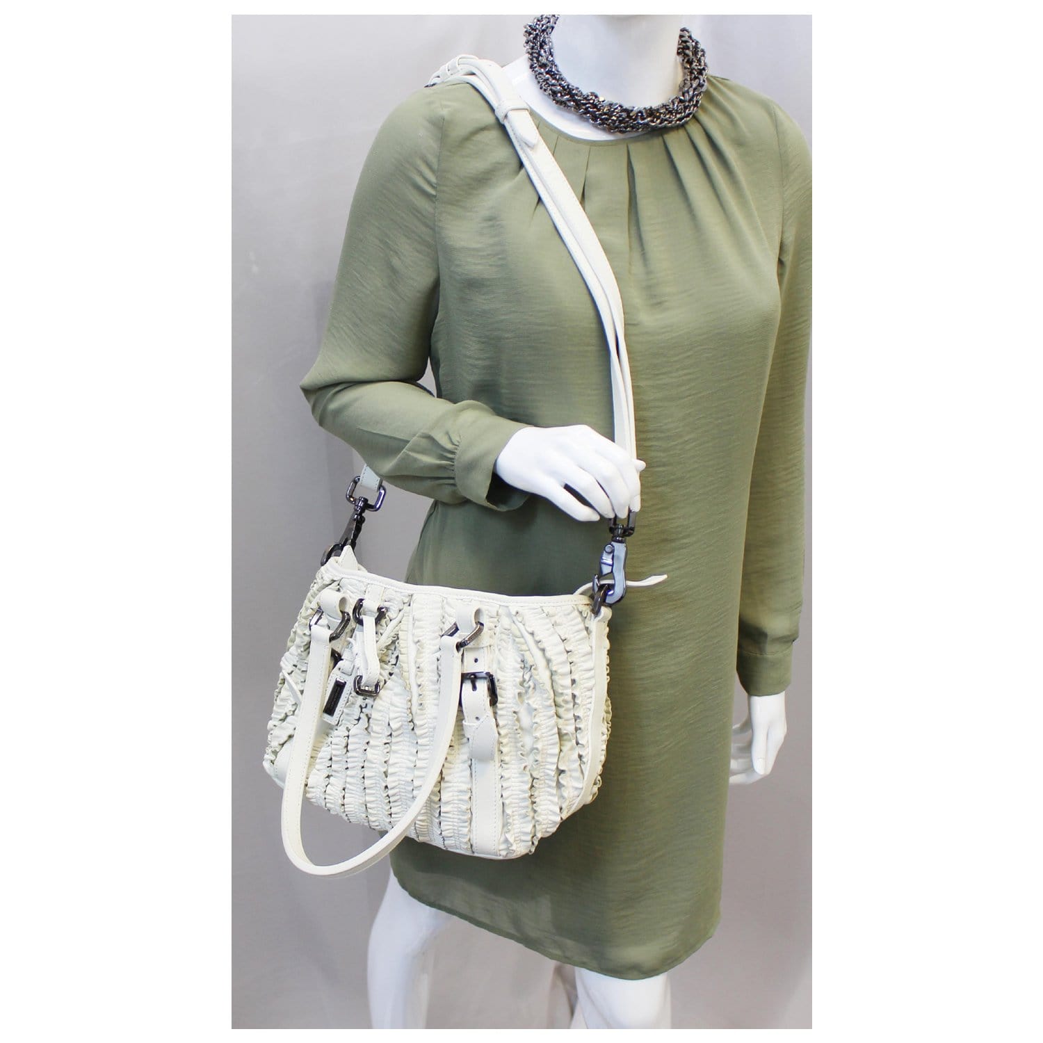 Burberry Leather Bag - Burberry Shoulder Bag White