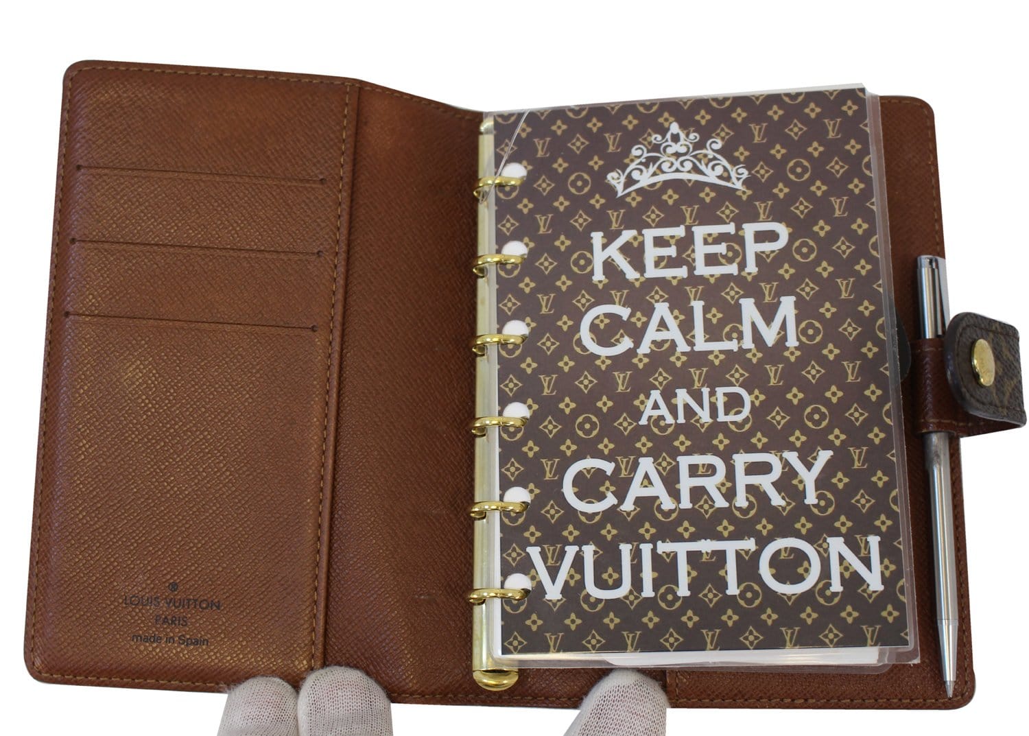 LOUIS VUITTON Monogram Agenda PM Day Planner Cover