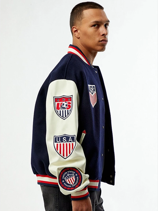 U.S. Soccer x Jeff Hamilton Pacsun 2025 Wool Varsity Jacket