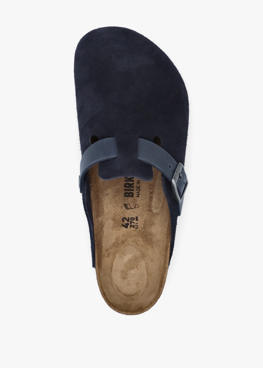 Birkenstock Men's Boston Midnight Suede Leather Clogs