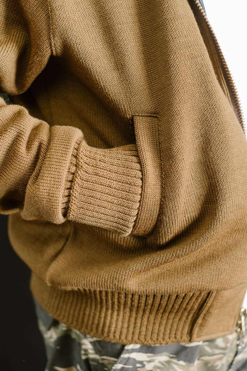 Dant x Dehen - Full Zip Moto Hoodie - Goldmine | Dant