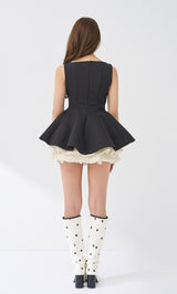 ビジューフレアバルーンミニドレス – Darich (ダーリッチ)