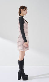 フロントファスナーツイードミニワンピース – Darich (ダーリッチ)