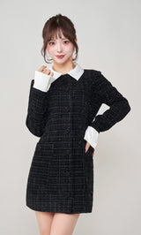 クラシカルボウタイツイードミニワンピース – Darich (ダーリッチ)