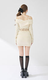 コルセットレースカットミニワンピース – Darich (ダーリッチ)