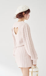 ハートオープンニットミニワンピース – Darich (ダーリッチ)