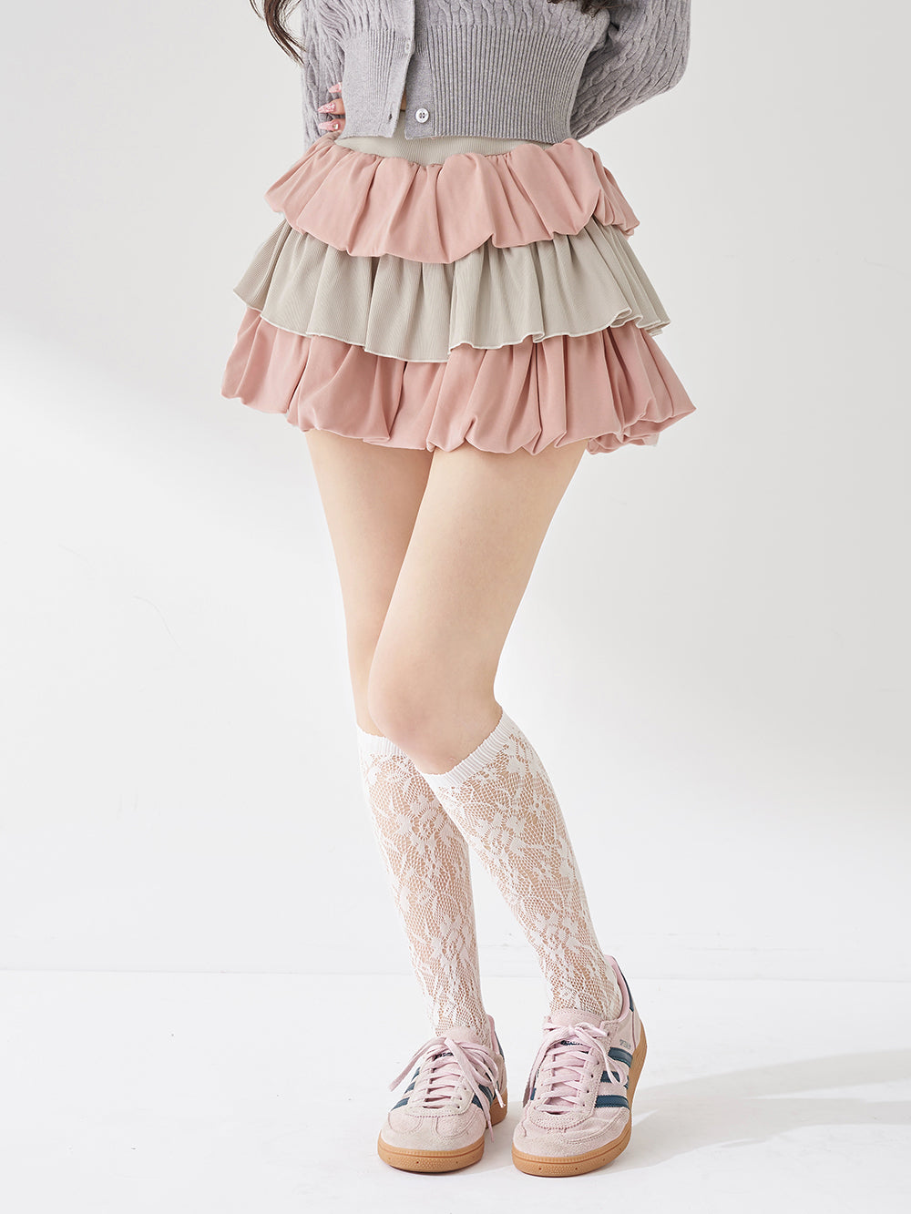 オフショルレイヤードリブトップス – Darich (ダーリッチ)