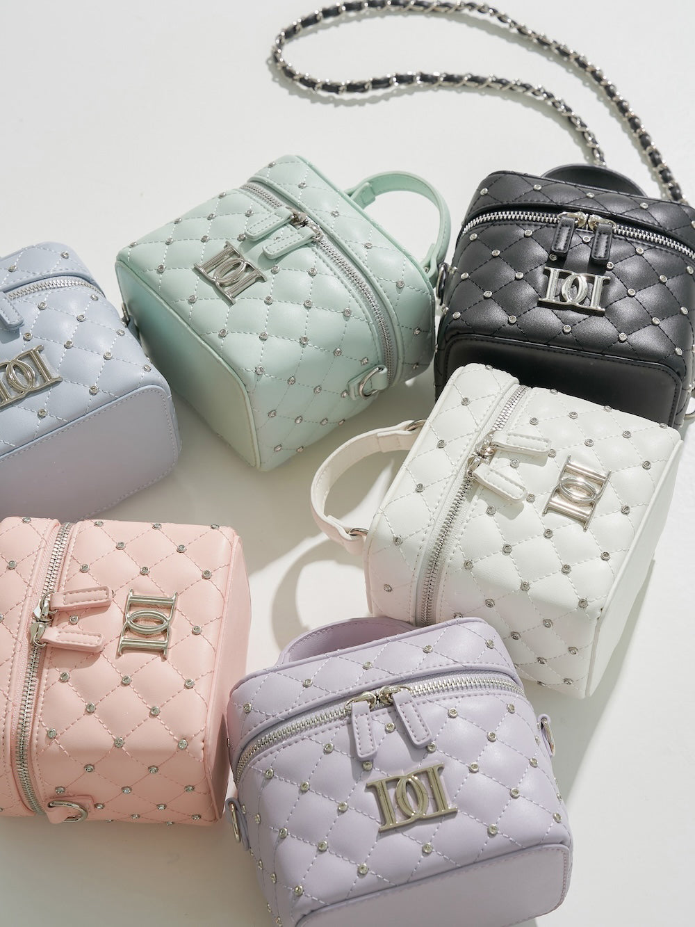 キルティングビジュースクエアミニバッグ – Darich (ダーリッチ)