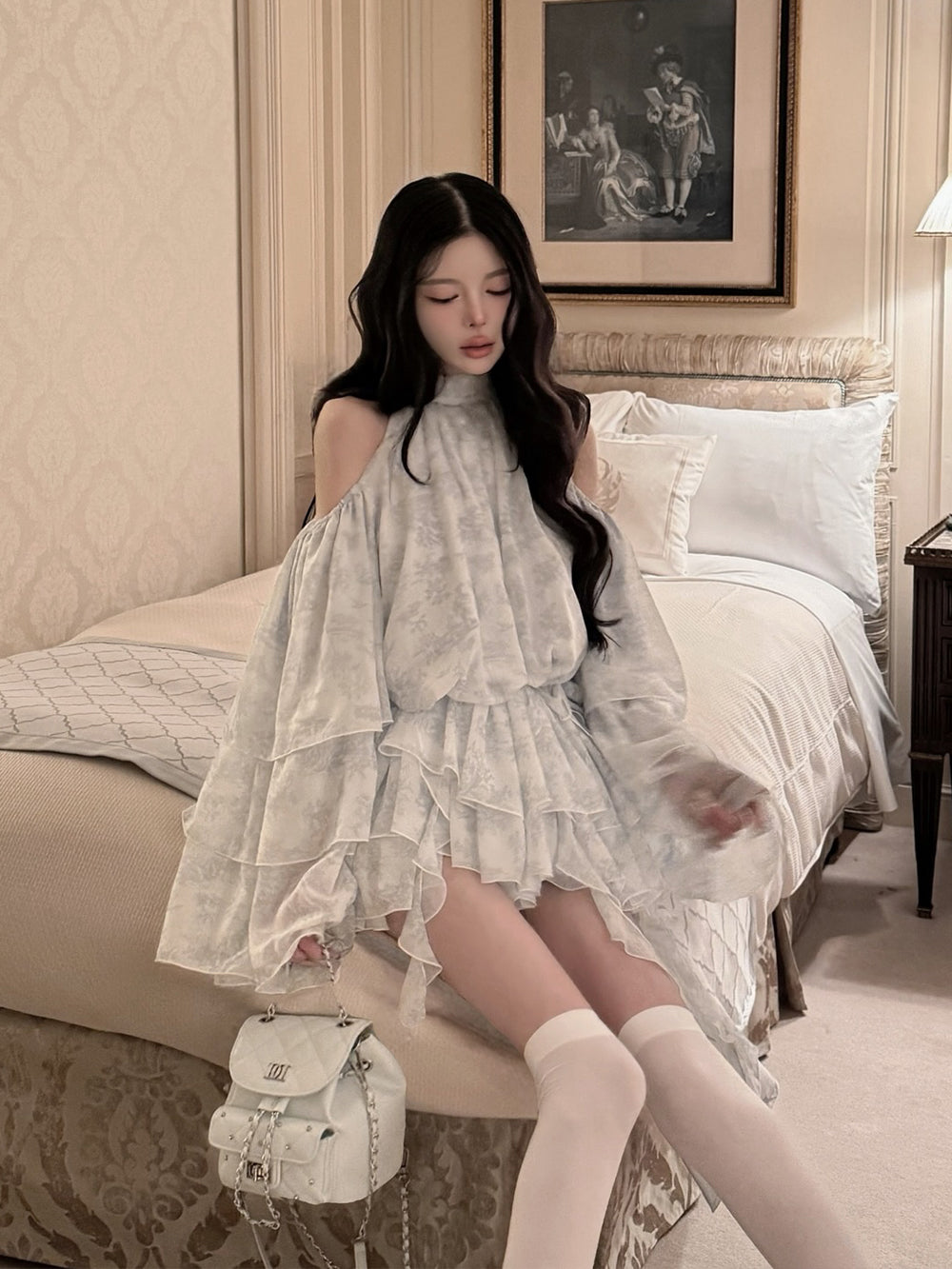 トワルドジュイシフォンフリルミニワンピース – Darich (ダーリッチ)