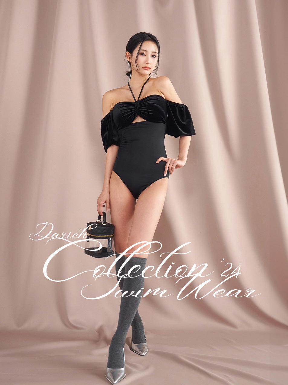 DDクリアバニティ付き】 ホルターネックワンピースビキニ – Darich