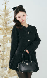 ボックスプリーツツイードミニワンピース – Darich (ダーリッチ)