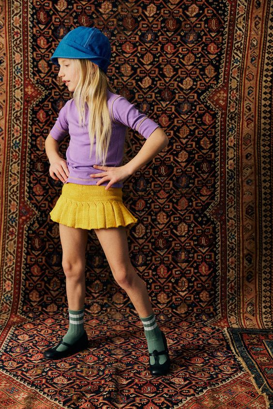 Skating Pond Skirt in Zest – Darling Clementine