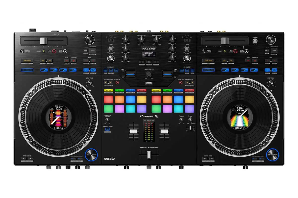 Pioneer DJ DDJ-REV7 - 2-Channel Battle-Style DJ Controller for