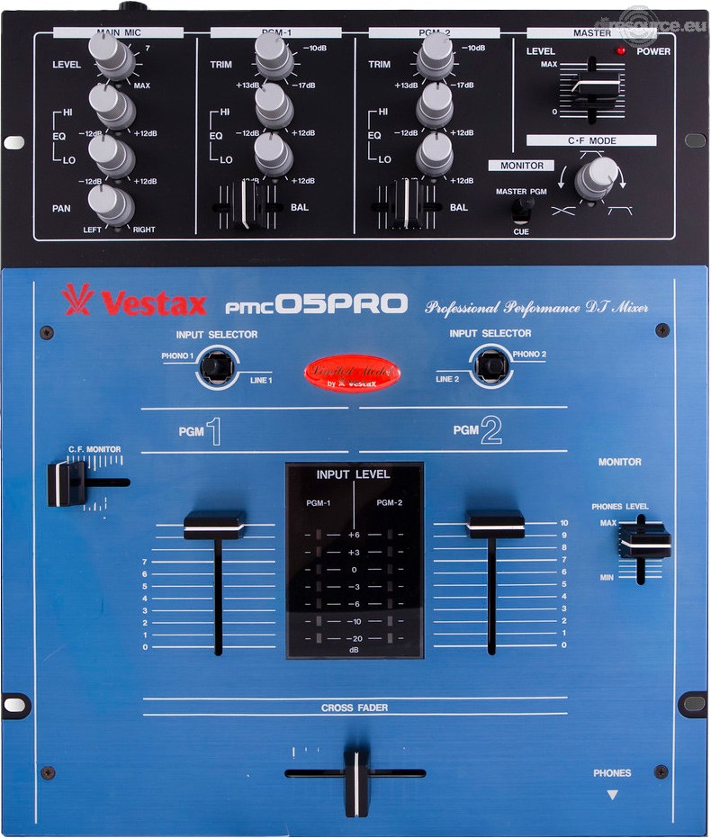 Vestax › PMC-05 PRO LTD › Mixer - Gearbase | DJResource