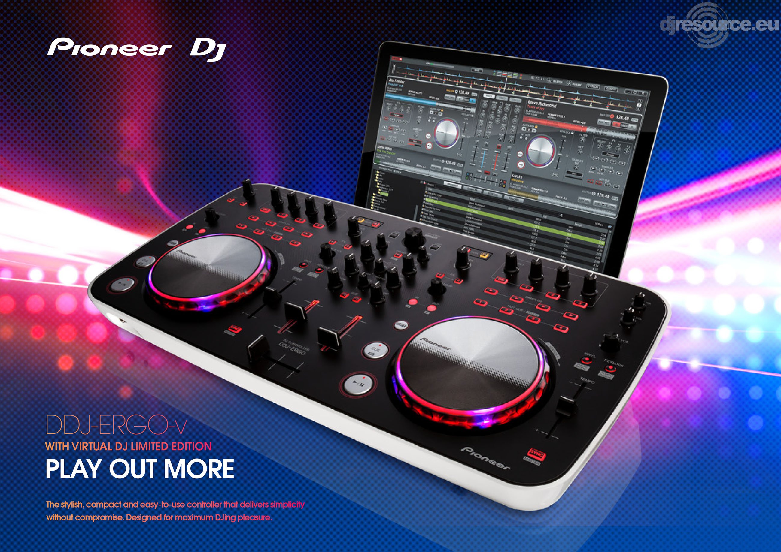 Pioneer DJ › DDJ-ERGO-V › Controller MIDI - Gearbase | DJResource