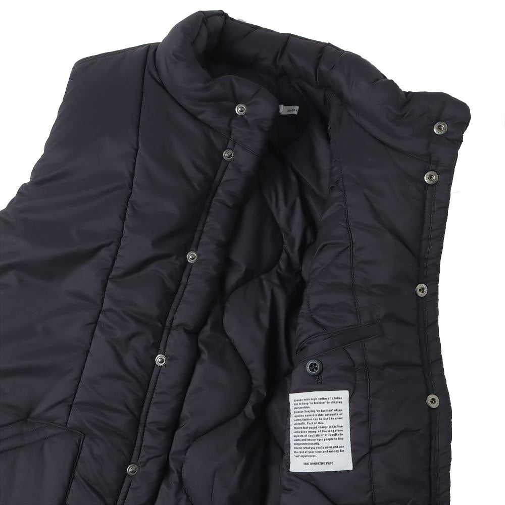 nonnative (ノンネイティブ) TROOPER PUFF VEST NYLON TAFFETA STRETCH