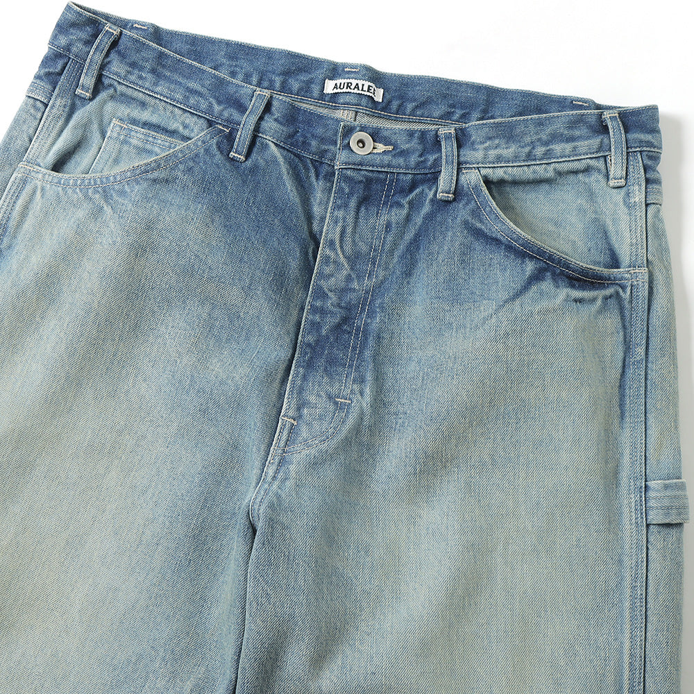 AURALEE(オーラリー)SELVEDGE FADED HEAVY DENIM PAINTER PANTS