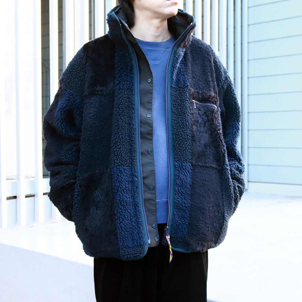 is-ness(イズネス)REVERSIBLE FLEECE JACKET (1006AWYDOTJK01) | is