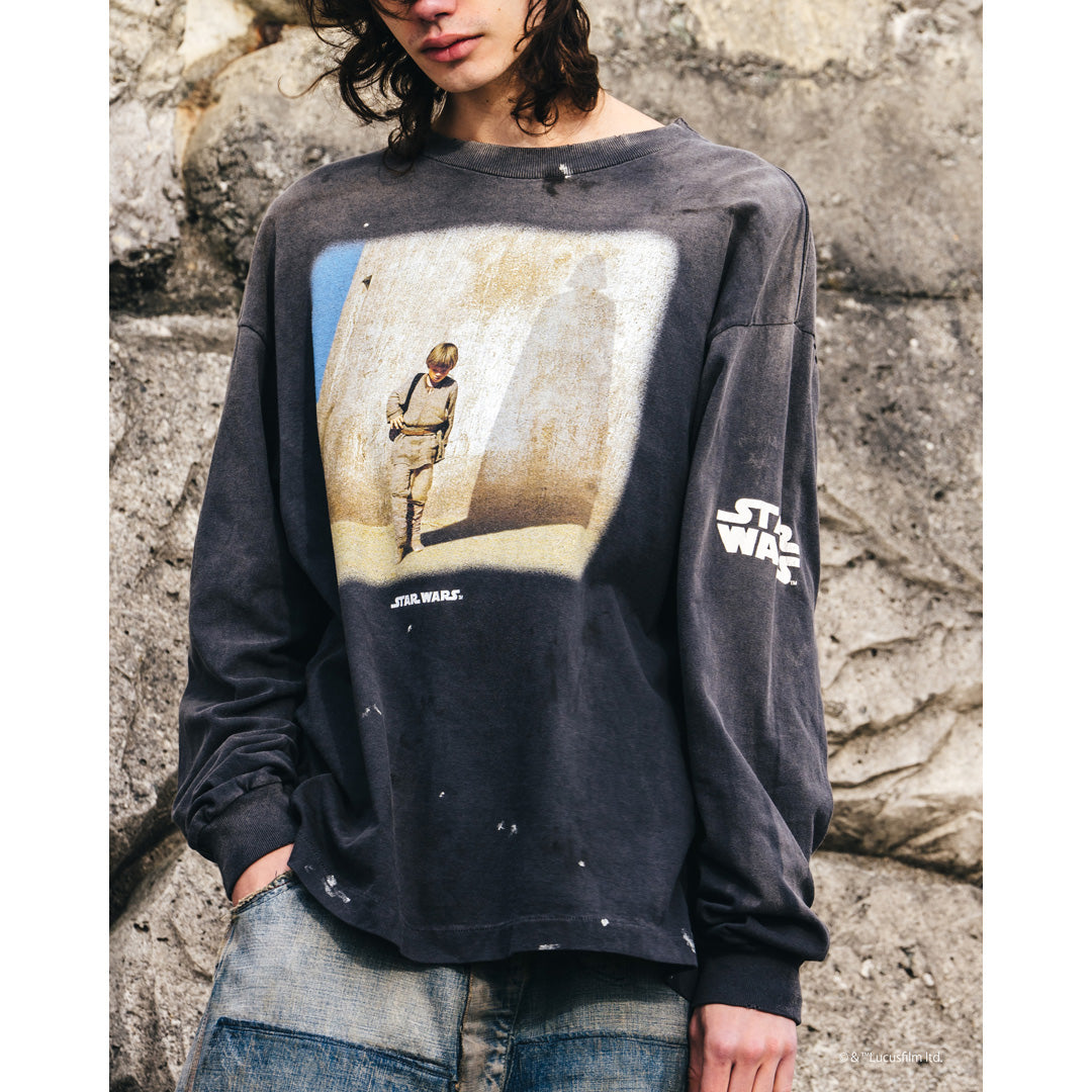 SAINT Mxxxxxx × STAR WARS L/S TEE DARTH VADER SM-HR8-0000-C64 (SM