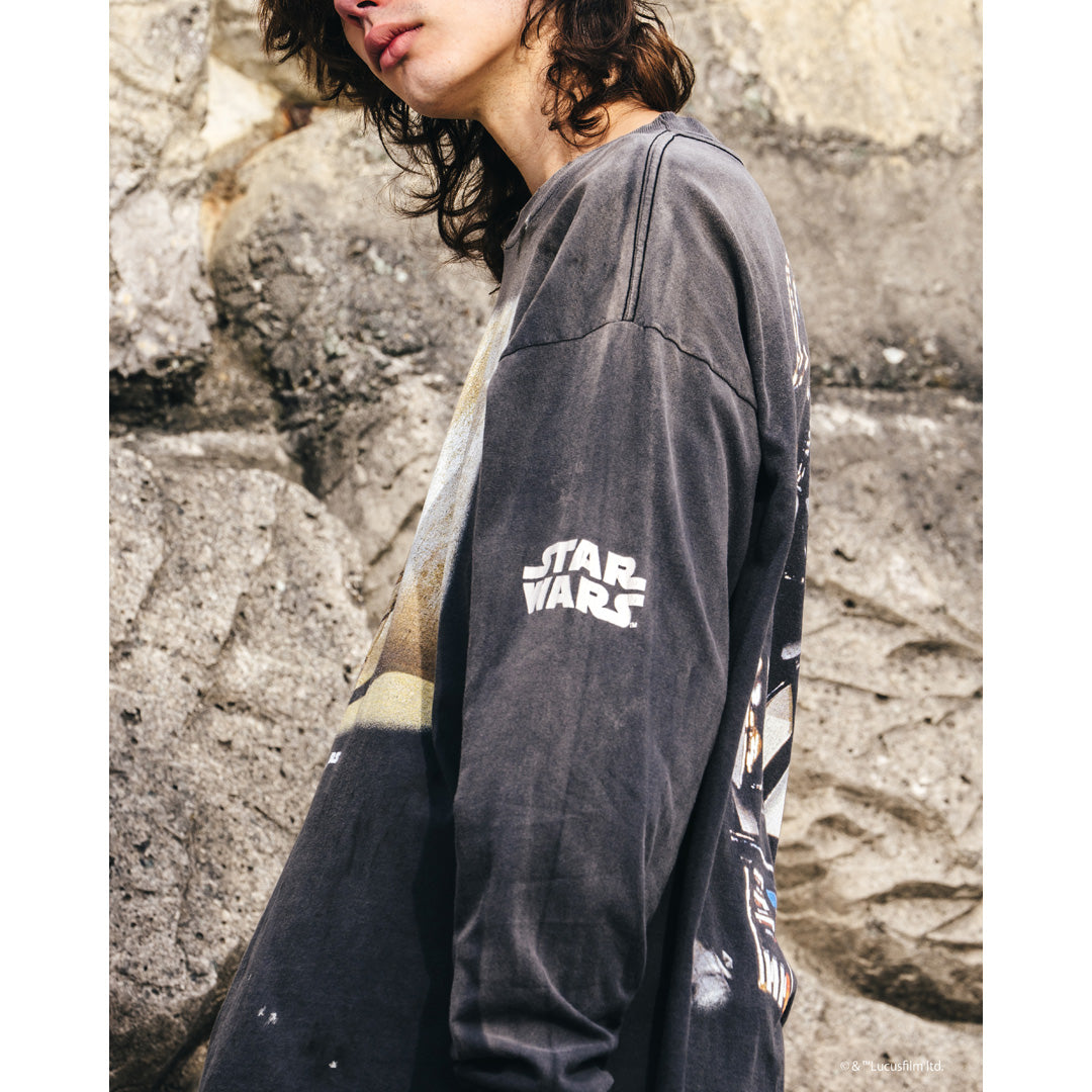 SAINT Mxxxxxx × STAR WARS L/S TEE DARTH VADER SM-HR8-0000-C64 (SM