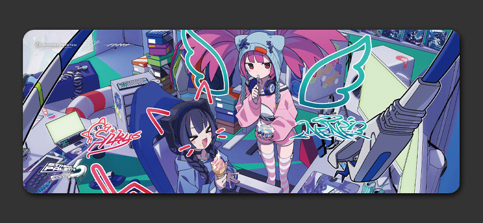 DIVERSE DIRECT | Stream Palette 6 : CHATTING Desk mat
