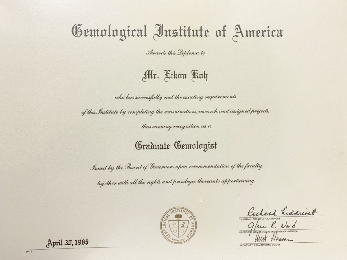 米国宝石学会 GIA G.Gとは | 貴金属・色石買取のミネタカジェム