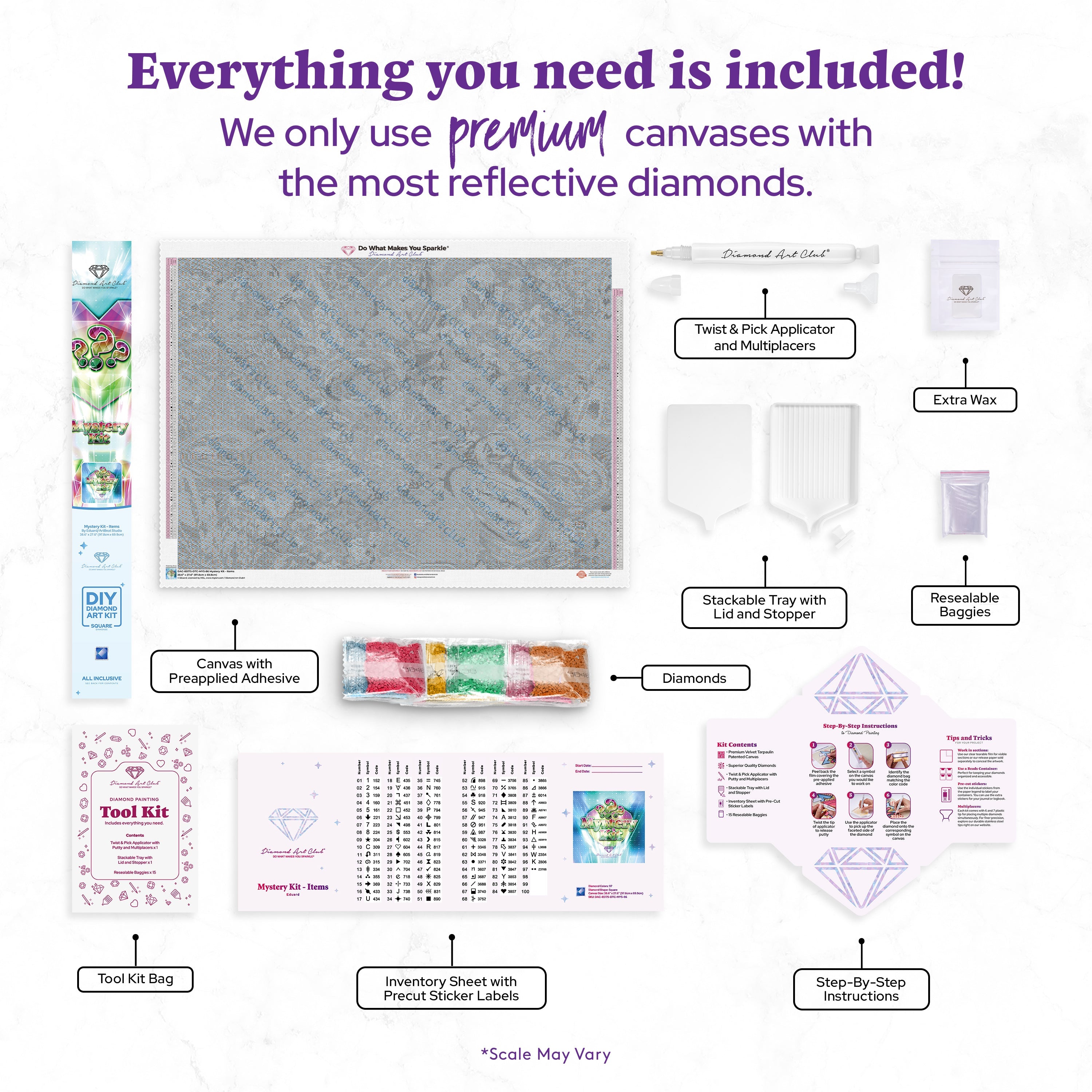 Mystery Kit #86 - Items – Diamond Art Club