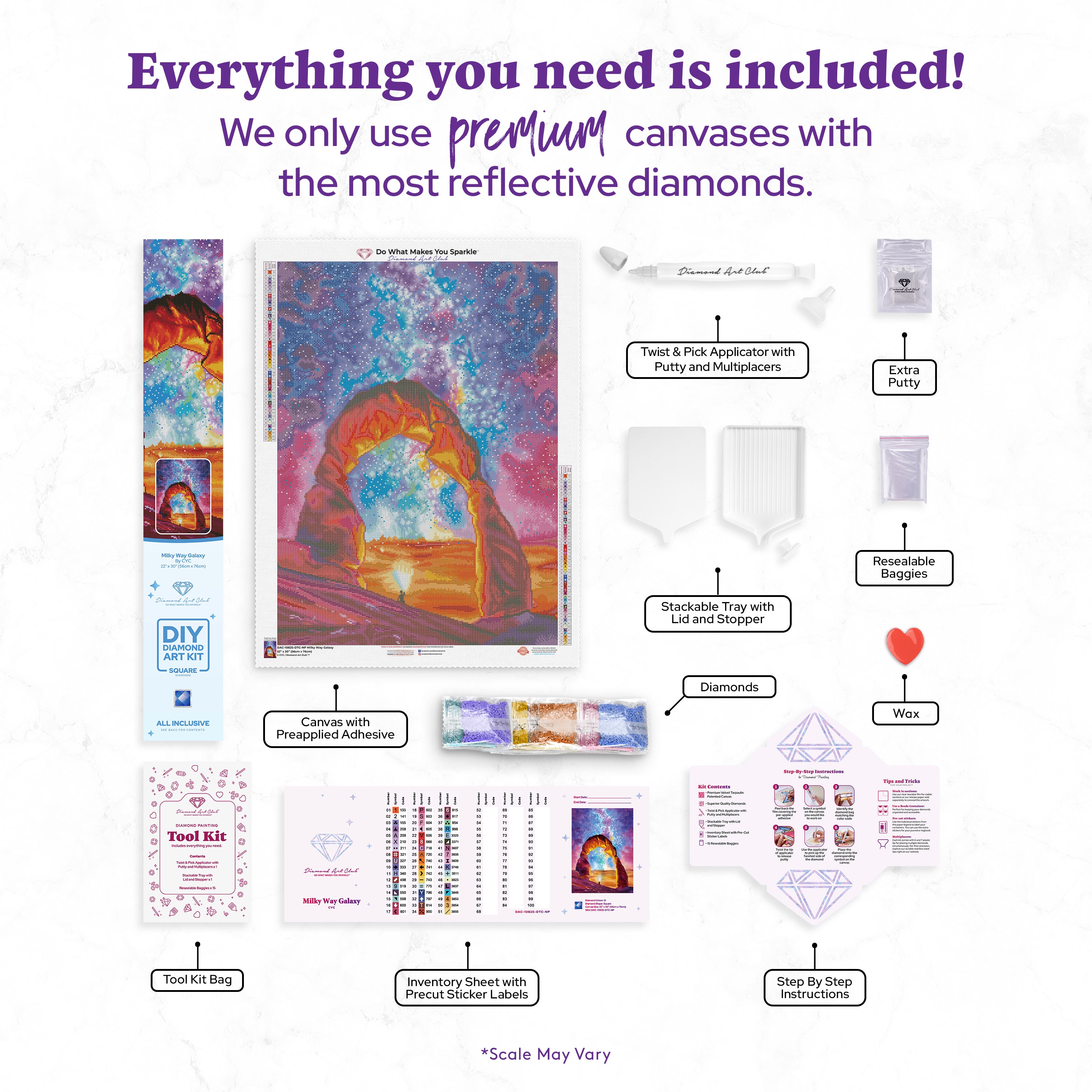 ダイヤモンドアートクラブ GalacticWander,The MilkyWay Milky Way