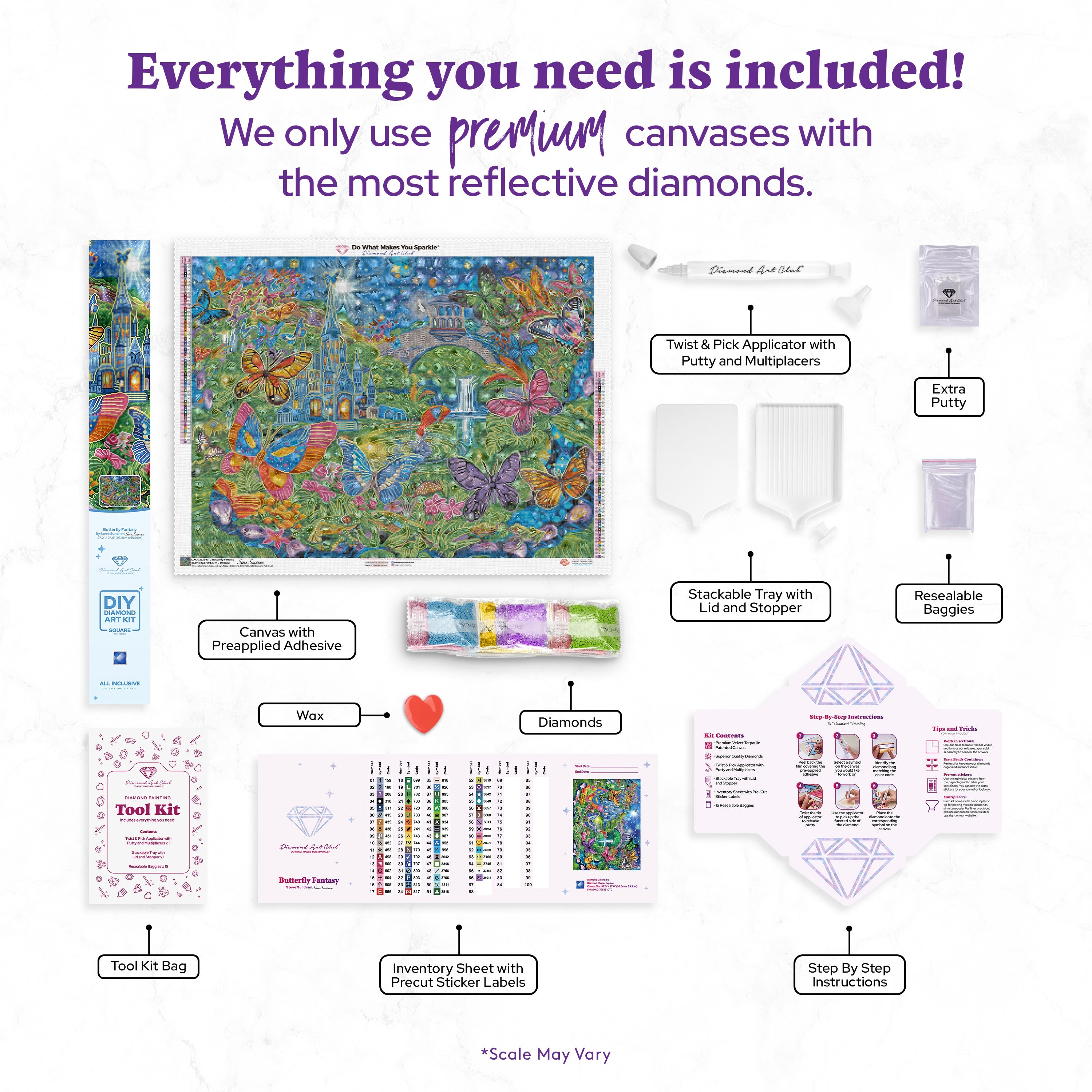 Butterfly Fantasy – Diamond Art Club