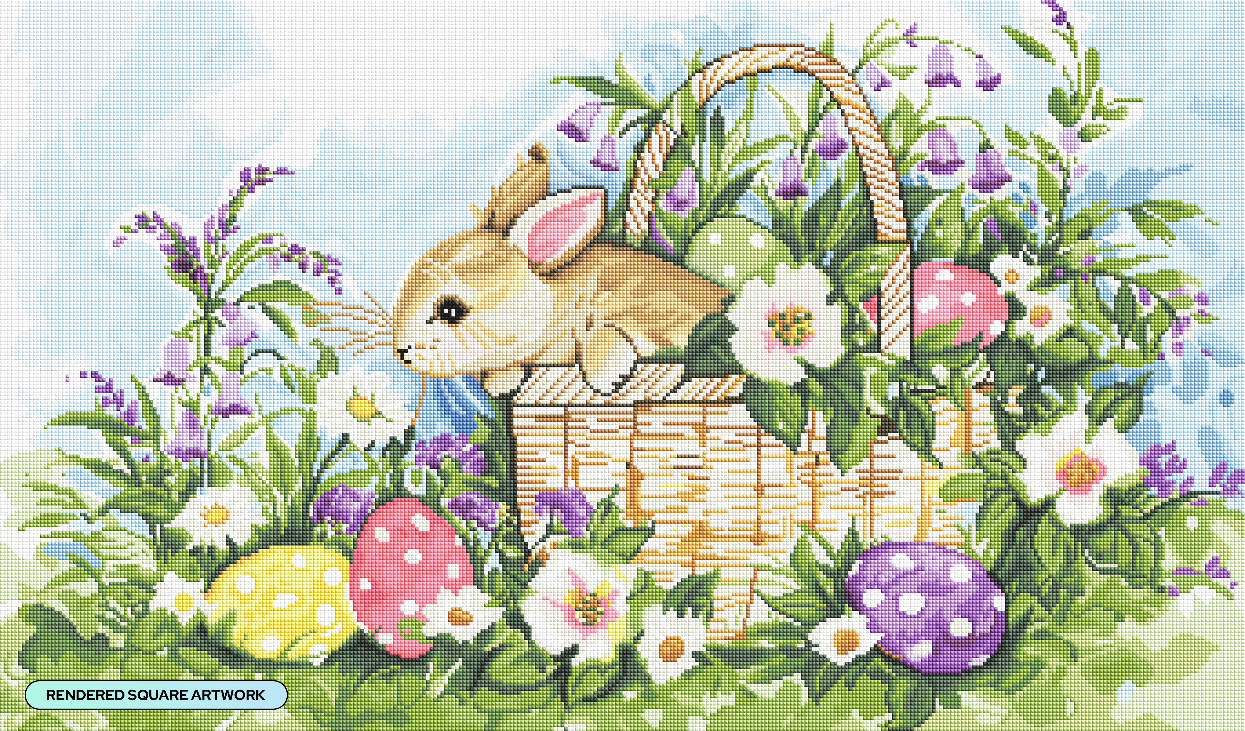 Easter Bunny Basket – Diamond Art Club