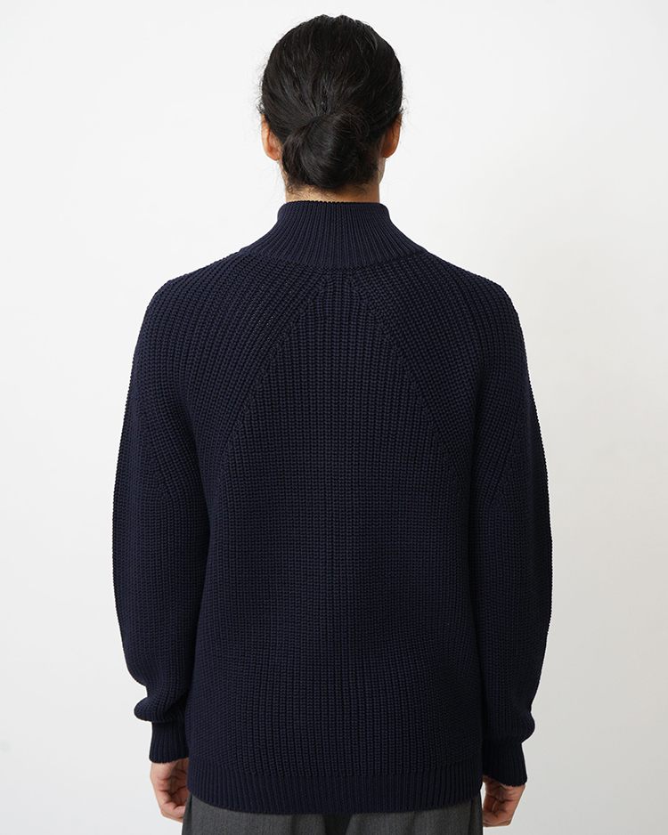 SIGNATURE DRIVES KNIT / NAVY | BATONER (MEN)(バトナー) | KNIT