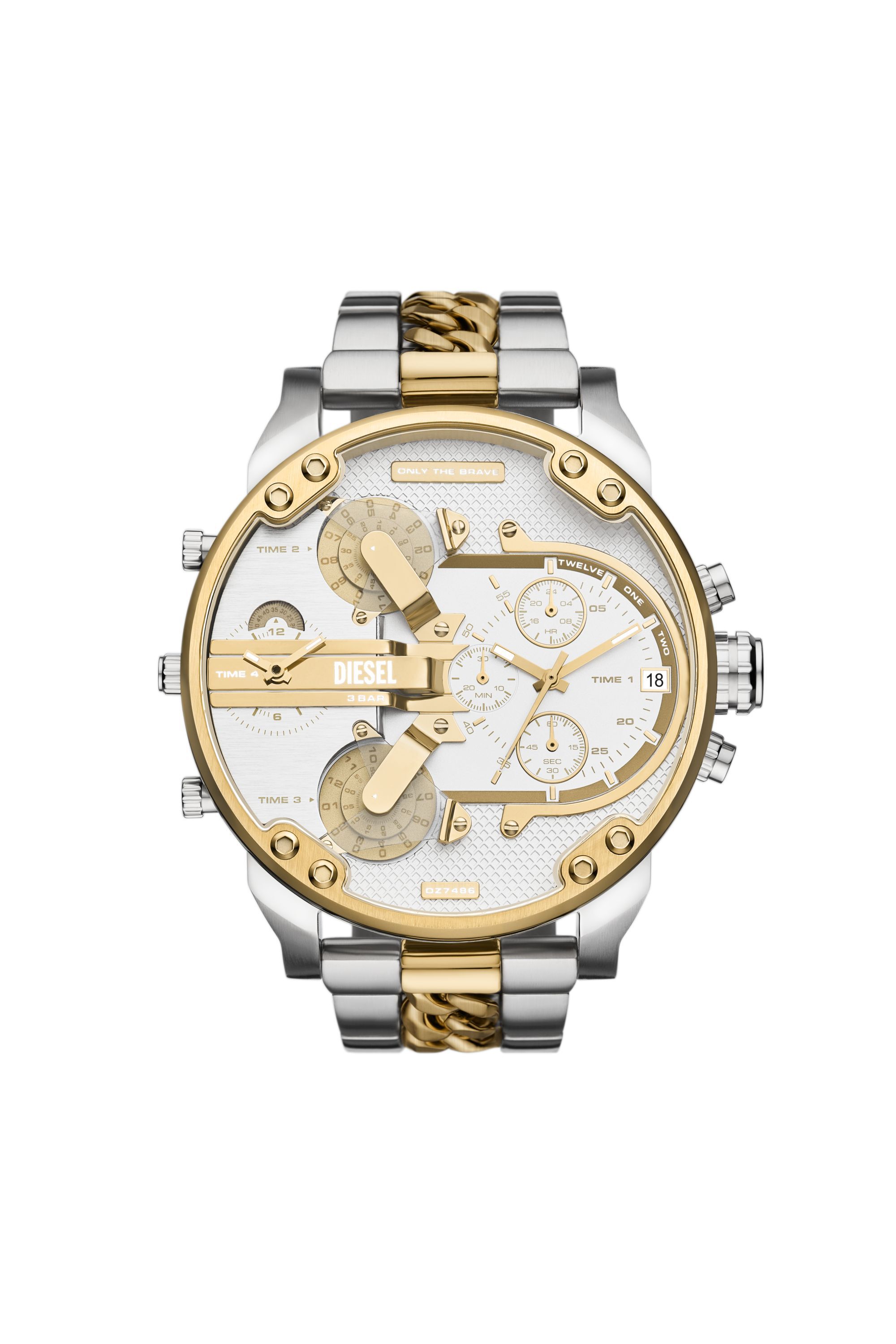 DZ7486 WATCH Mr. Daddy 2.0 Two-Tone Stainless Steel Watch