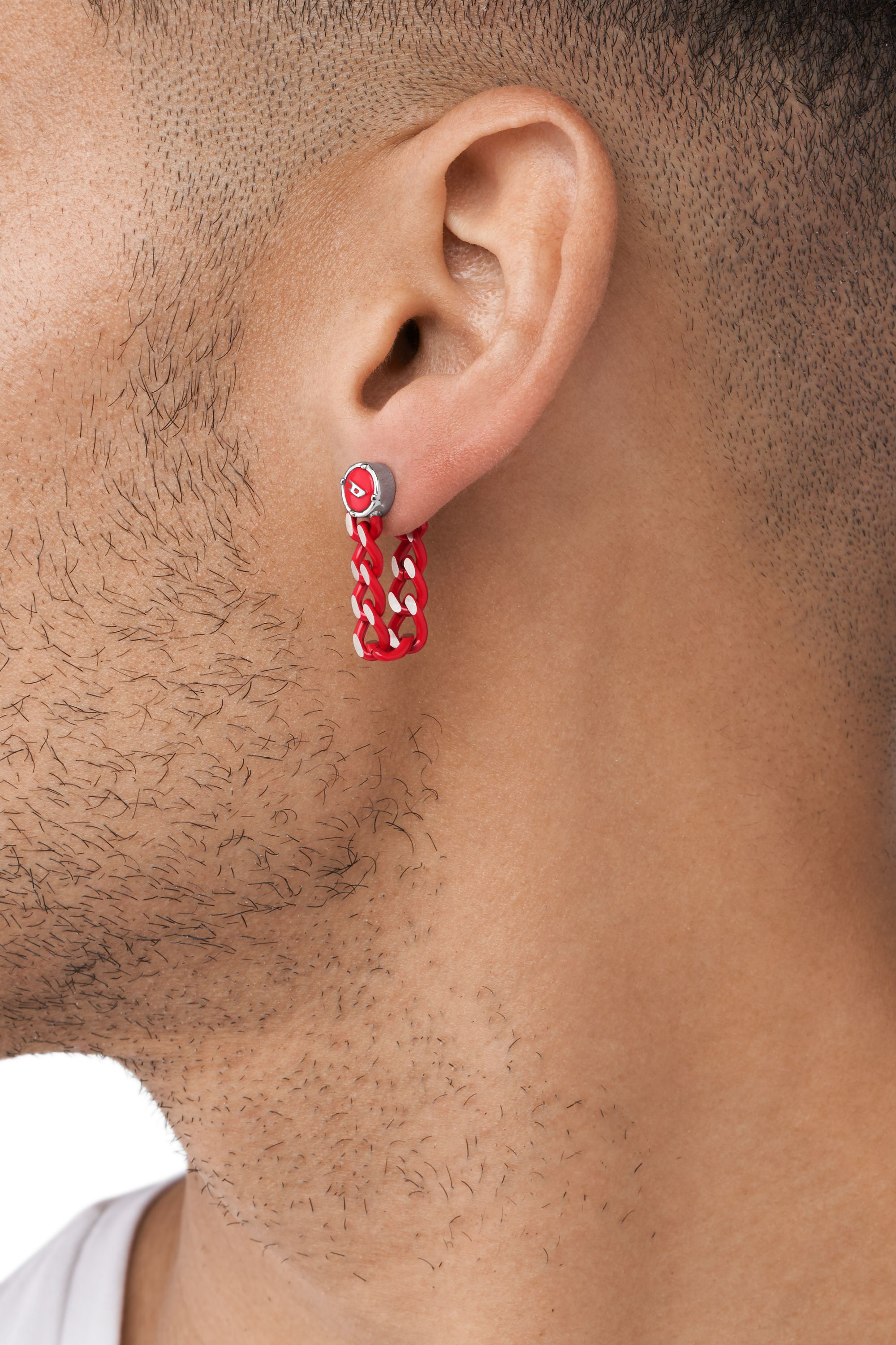 DX1414 ピアス｜レッド｜ウィメンズ｜DIESEL