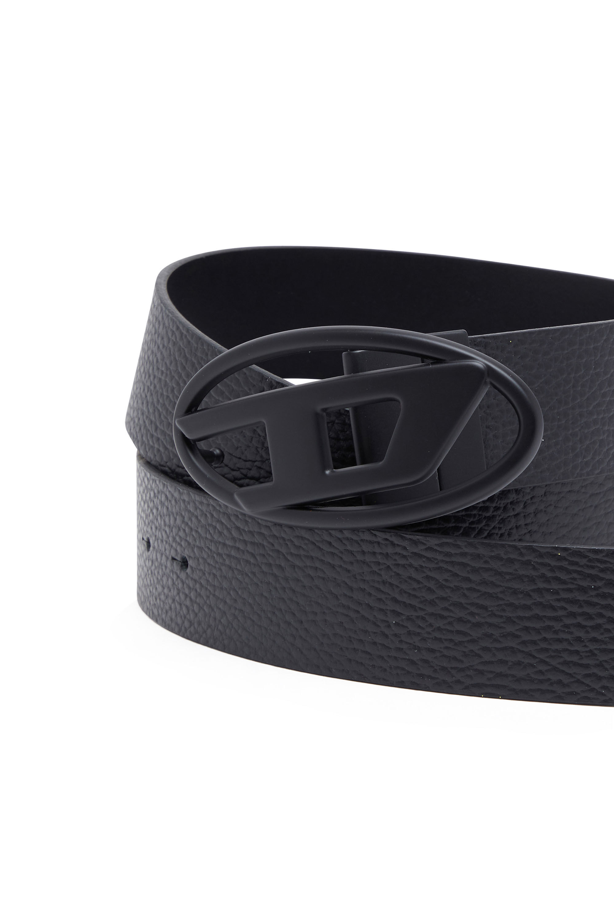 B-1DR REV II 3.9cm reversible leather belt｜ブラック｜メンズ｜DIESEL