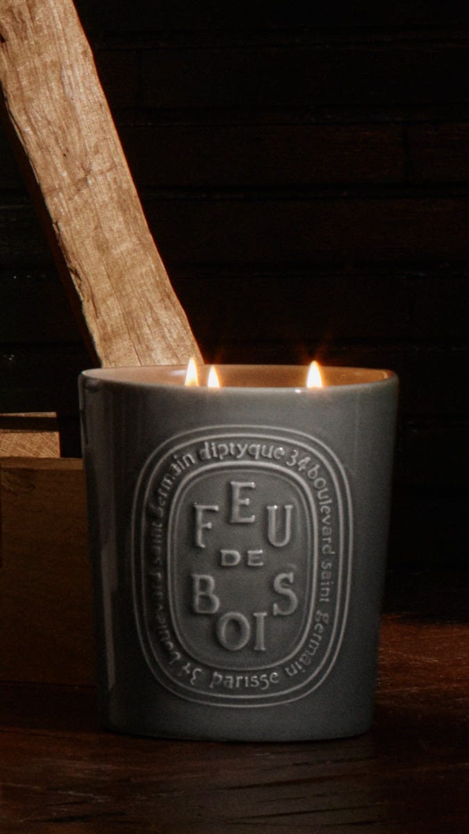 Feu de Bois (Wood Fire) - Large candle | Diptyque Paris